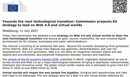 La web 4.0 ya está aquí según la Comisión Europea